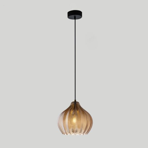 Jasper - Textured Glass Pendant Lights 14