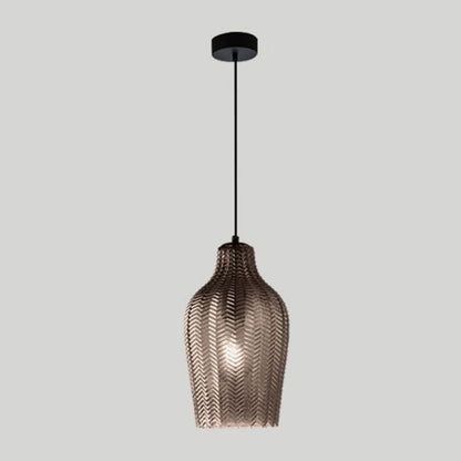 Jasper - Textured Glass Pendant Lights 9