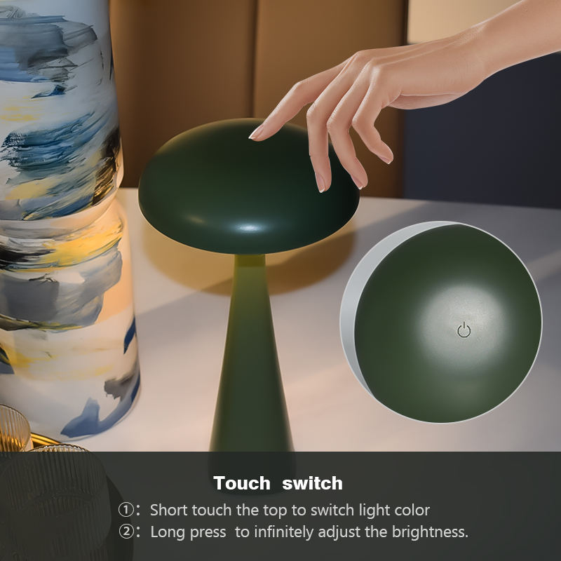 Jellyfish Elegance - USB Rechargeable Touch Lamp 3