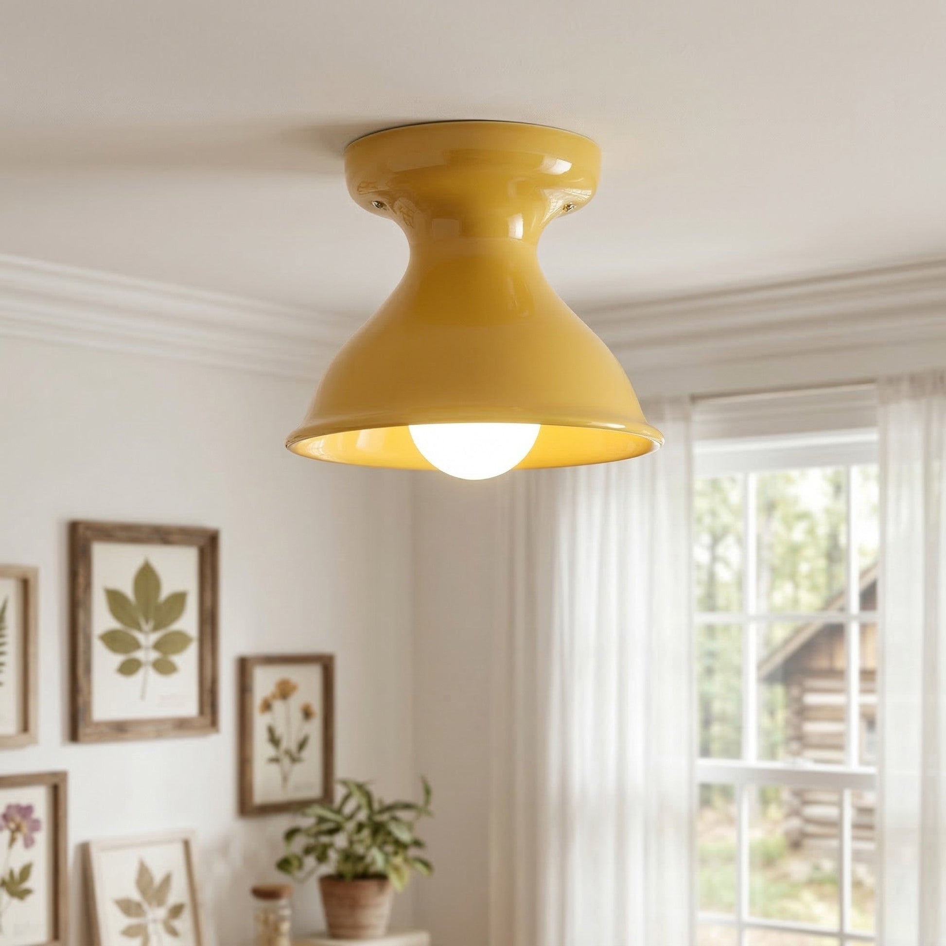 Jenna Modern Colorful Ceramic Ceiling Light 1