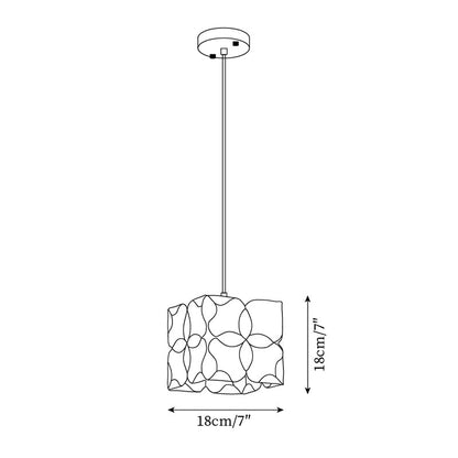 Royaleva Jewel Pendant Lamp – Stained Glass Elegance