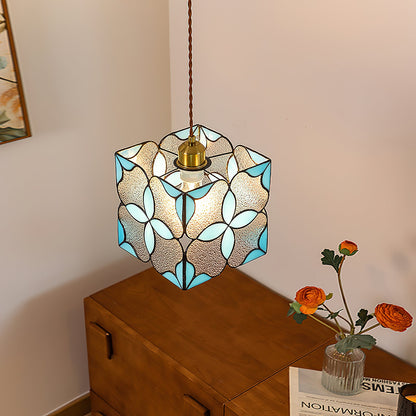 Royaleva Jewel Pendant Lamp – Stained Glass Elegance