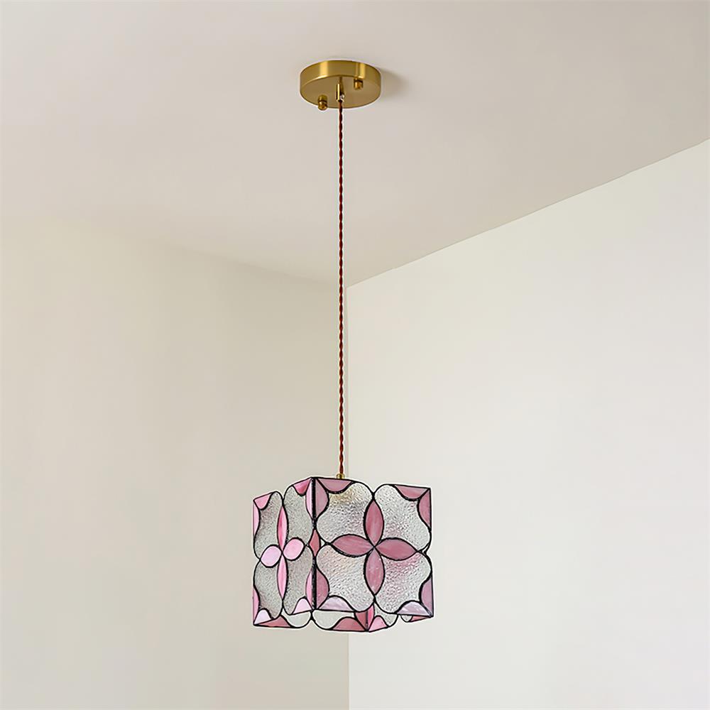 Royaleva Jewel Pendant Lamp – Stained Glass Elegance