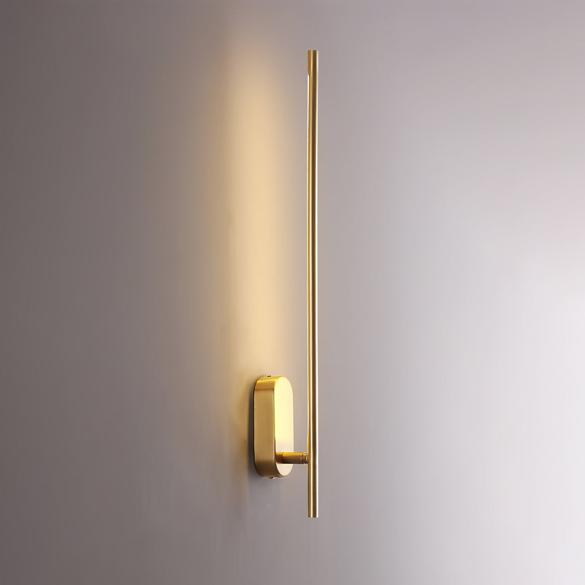 Jorin - Metal Wall Light in the Shape of a Stick with Integrated LED Light – Minimalist Design 0