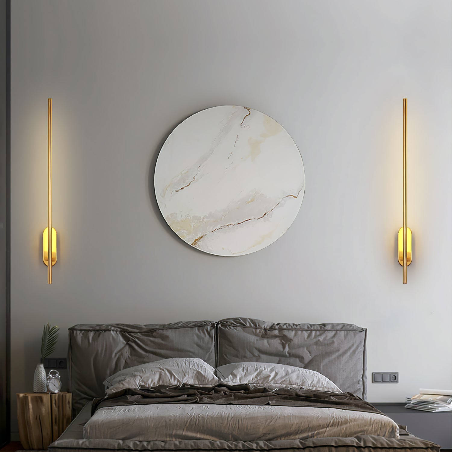 Jorin - Metal Wall Light in the Shape of a Stick with Integrated LED Light – Minimalist Design 4