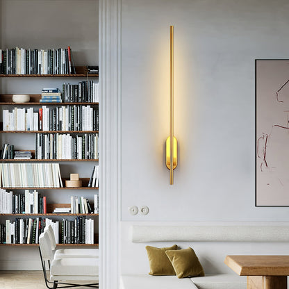 Jorin - Metal Wall Light in the Shape of a Stick with Integrated LED Light – Minimalist Design 5