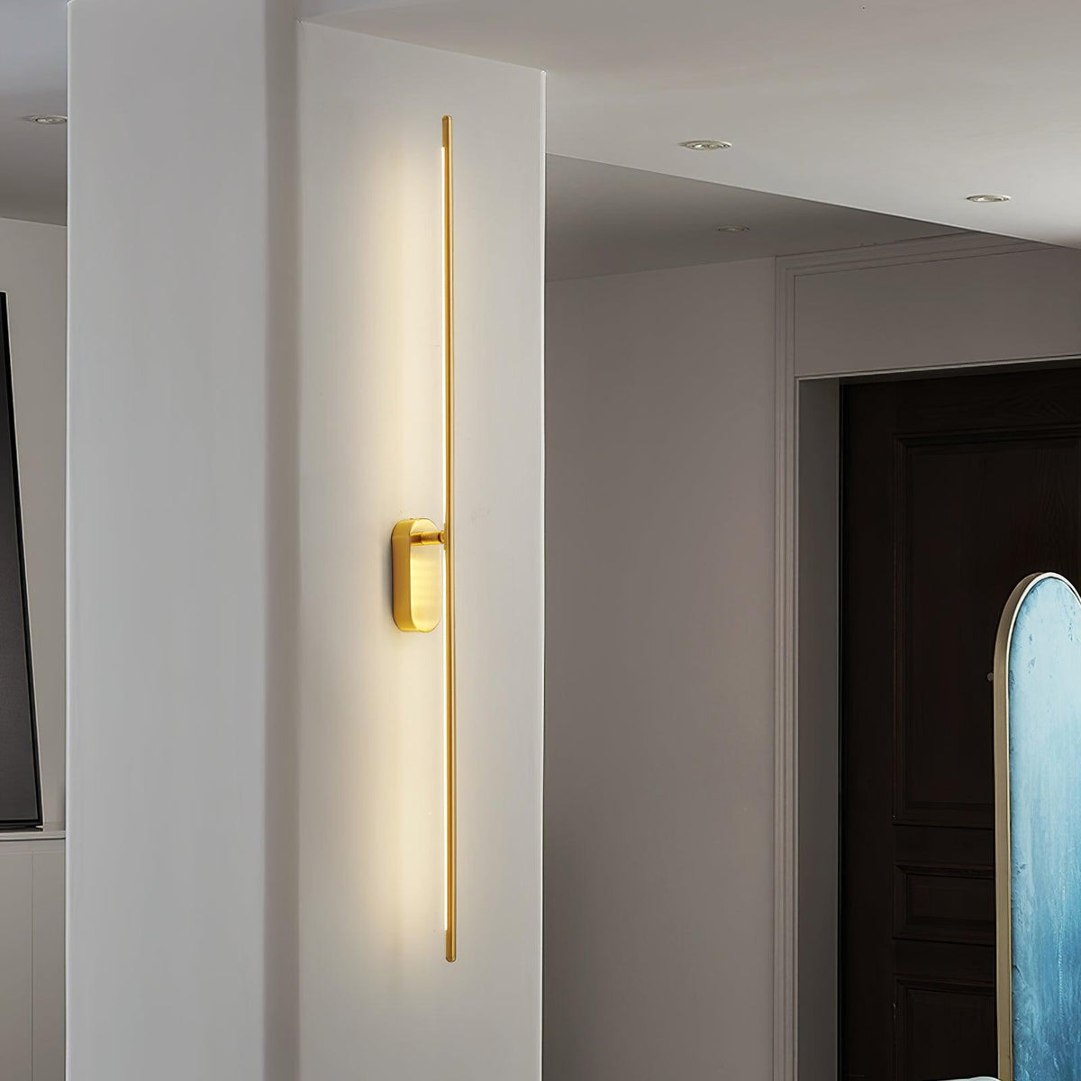Jorin - Metal Wall Light in the Shape of a Stick with Integrated LED Light – Minimalist Design 6