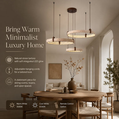 Joy Modern Natural Stone Chandelier 4