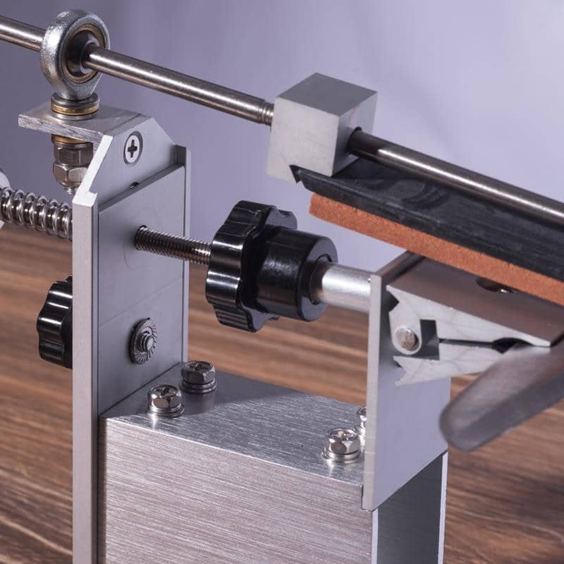 Professional 360-Degree Portable Knife Sharpening System – Compact Tool with 3 Grit Stones for Outdoor, Kitchen & Chef Use