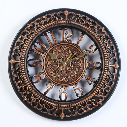 RoyaleGlow Antique Elegance Wall Clock in Four Colors