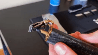 RoyaleGlow Professional Hair Clippers for Men Gold Set
