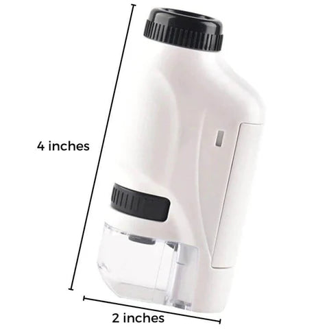 Royaleva Kid's Portable Mini Pocket Microscope - Fun Learning Tool