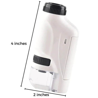 Royaleva Kid's Portable Mini Pocket Microscope - Fun Learning Tool