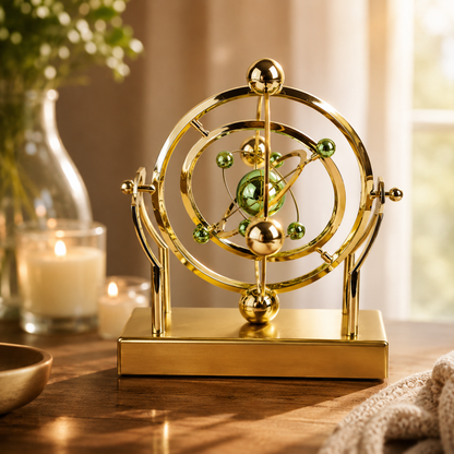 RoyaleGlow Celestial Orbit Perpetual Motion Desk Toy - Kinetic Art Sculpture-Royale Basic