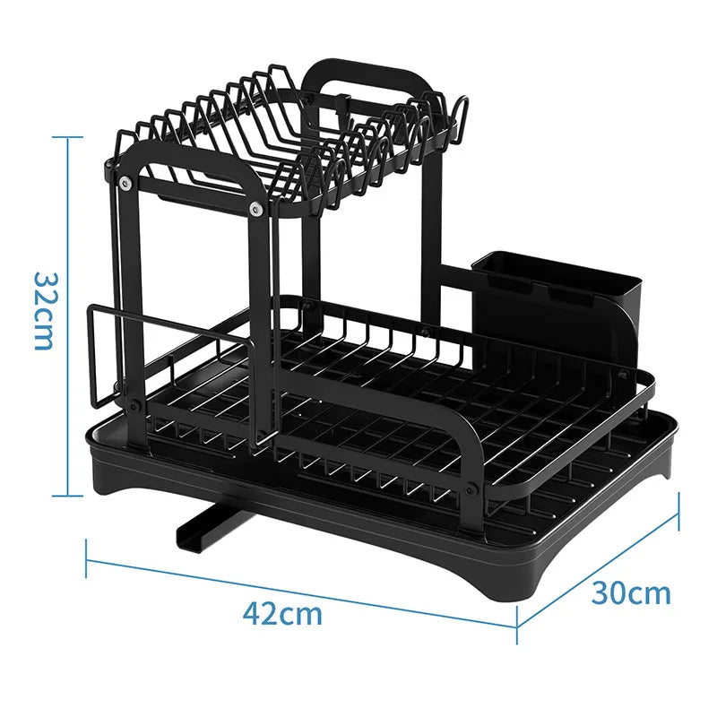 LuxRoyale Kitchen Utensil & Chopping Board Rack – Multi-Layer Storage ...