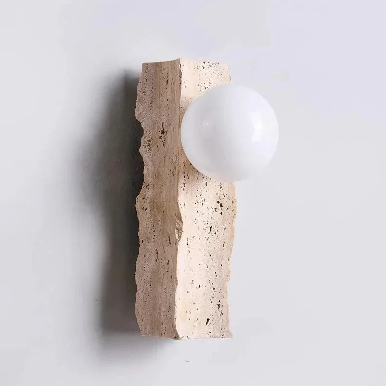 Koda Travertine Wall Lamp 0