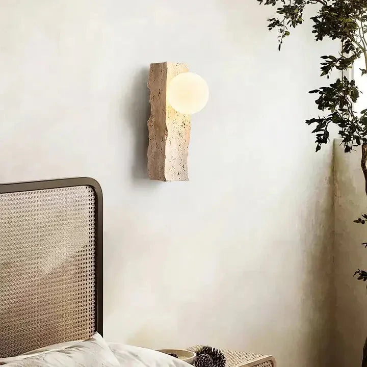 Koda Travertine Wall Lamp 4