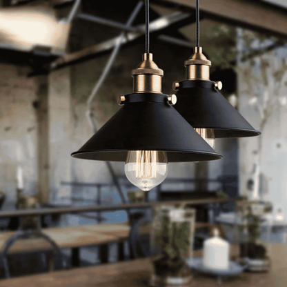 Kveld Retro Iron Pendant Lamp for Loft Spaces 6