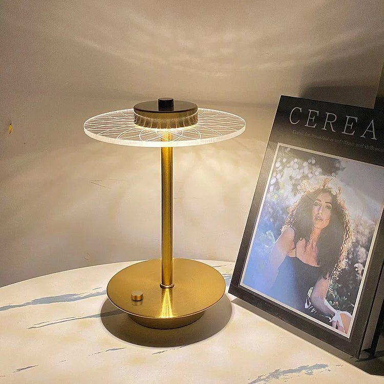 CrystalBeam Cordless LED Table Lamp – Sleek, Portable, and Functional - Default Title