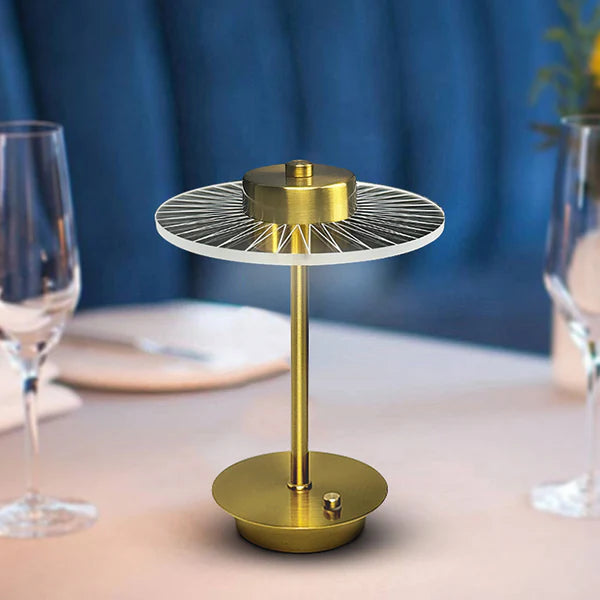 CrystalBeam Cordless LED Table Lamp – Sleek, Portable, and Functional - Default Title