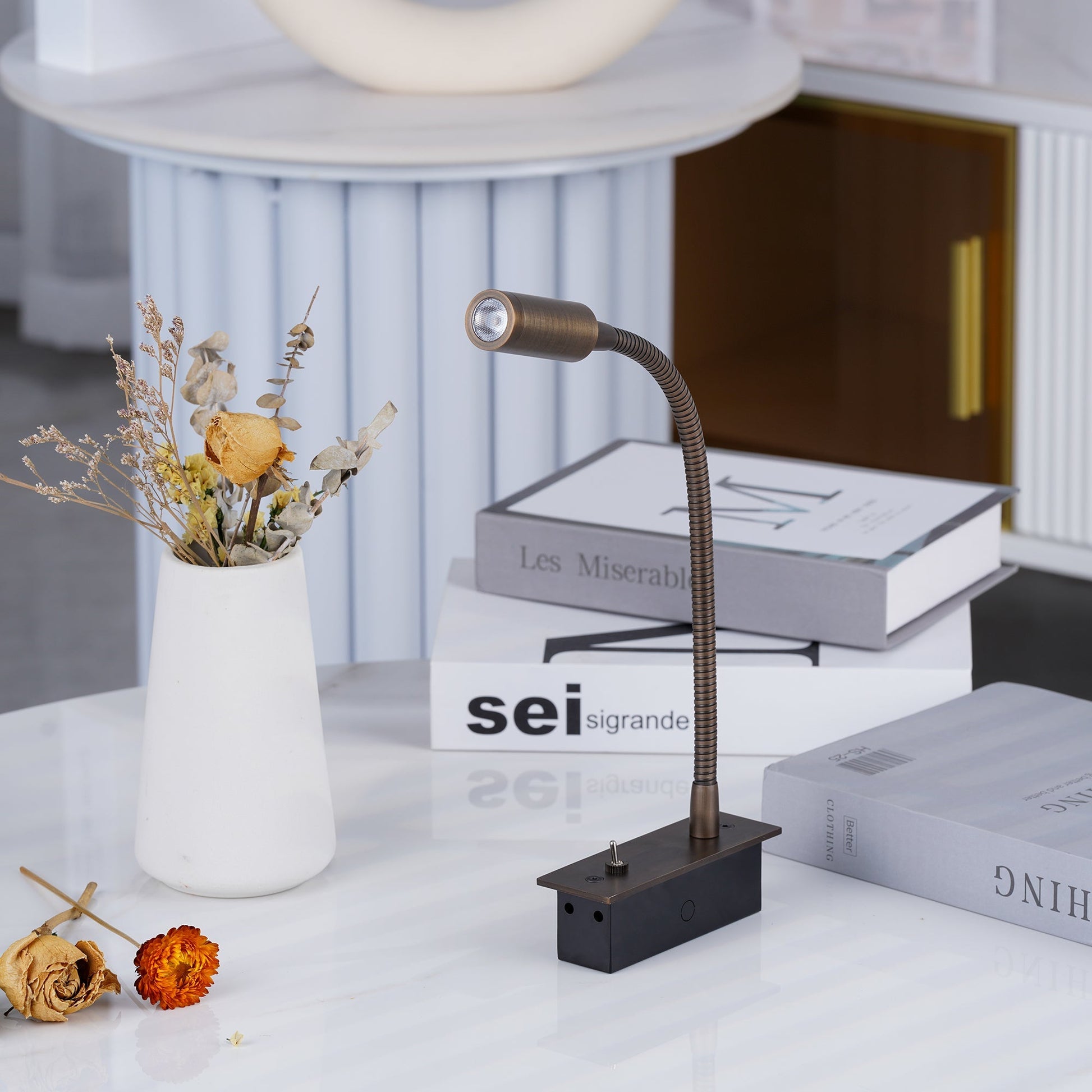 LED Bedroom Art Deco Wall Light 8