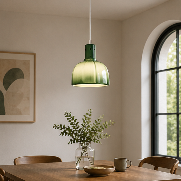 LED Nordic Pendant Light Glass Hanging Lamps for Ceiling Bedroom Dining Living Room Study Indoor Decor Luminaire,for all Room