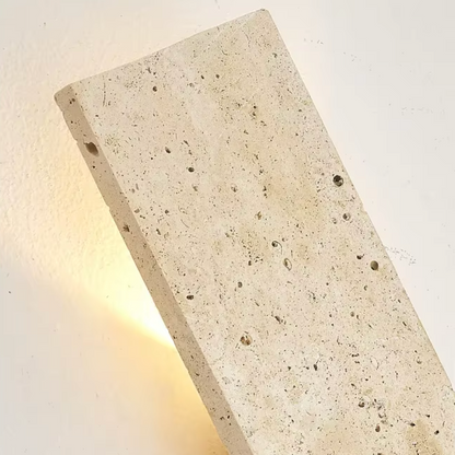 LED Outdoor Wall Sconce | Waterproof Natural Stone Light Fixture for Exterior Walls 7
