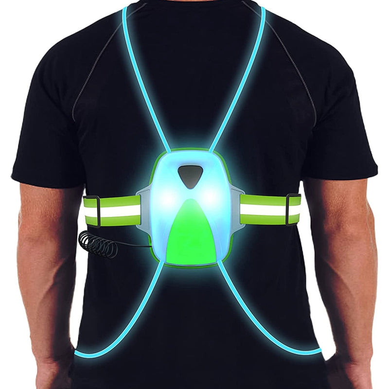 LED Safety Vest for Running - ReflectSafe 3