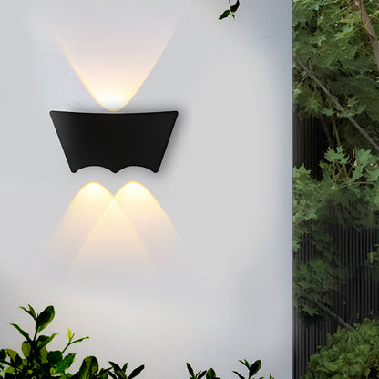 LED Up and Down Lights Waterproof Black Modern Sconce Wall Washer Light 1