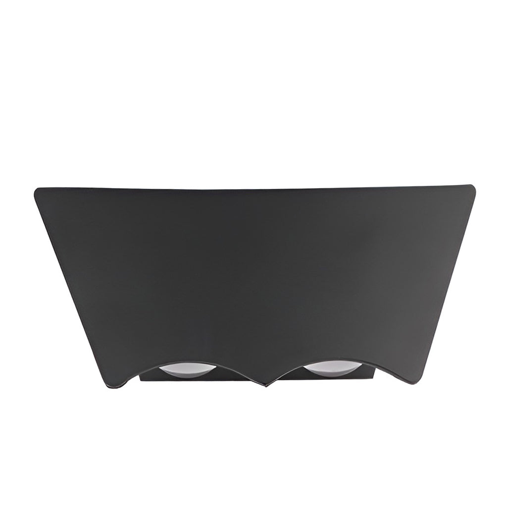 LED Up and Down Lights Waterproof Black Modern Sconce Wall Washer Light 6