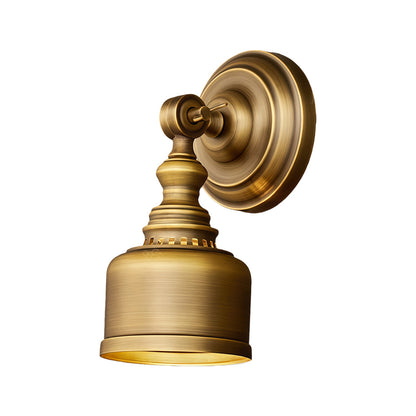 LED Wall Light Lamp American Retro Solid Brass Lamp 0