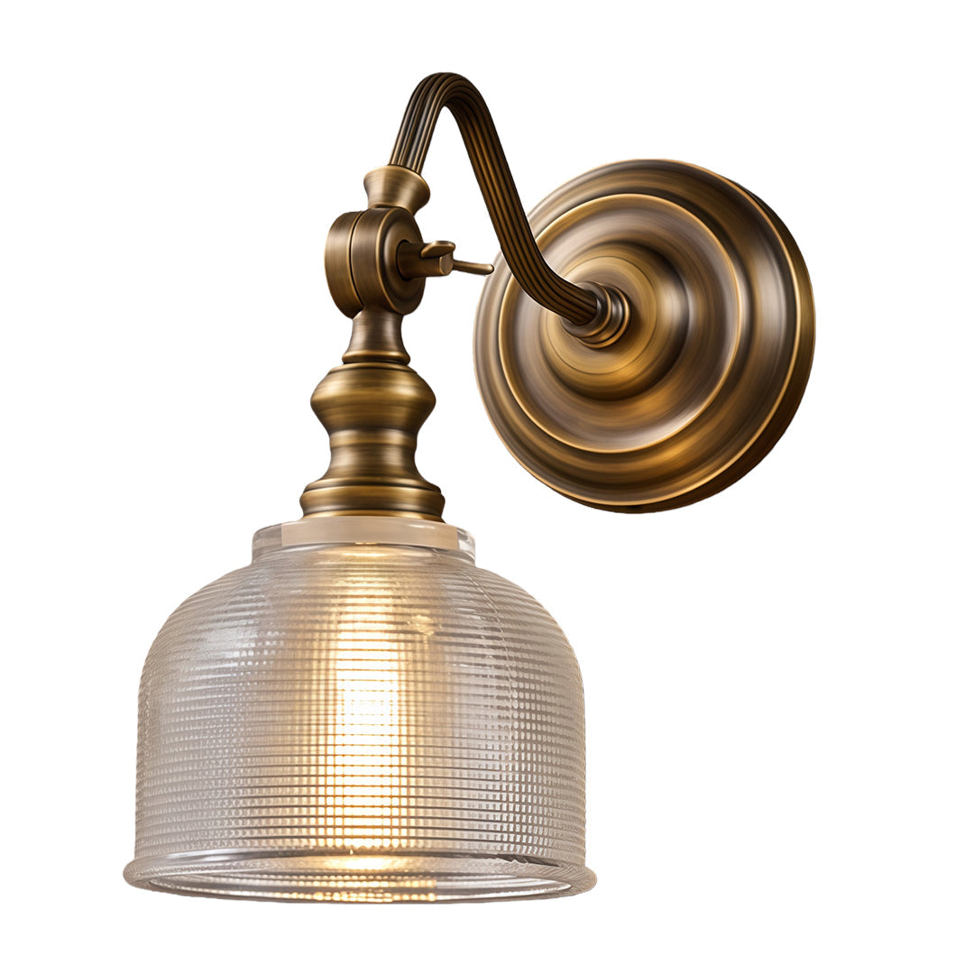 LED Wall Light Lamp American Retro Solid Brass Lamp 10