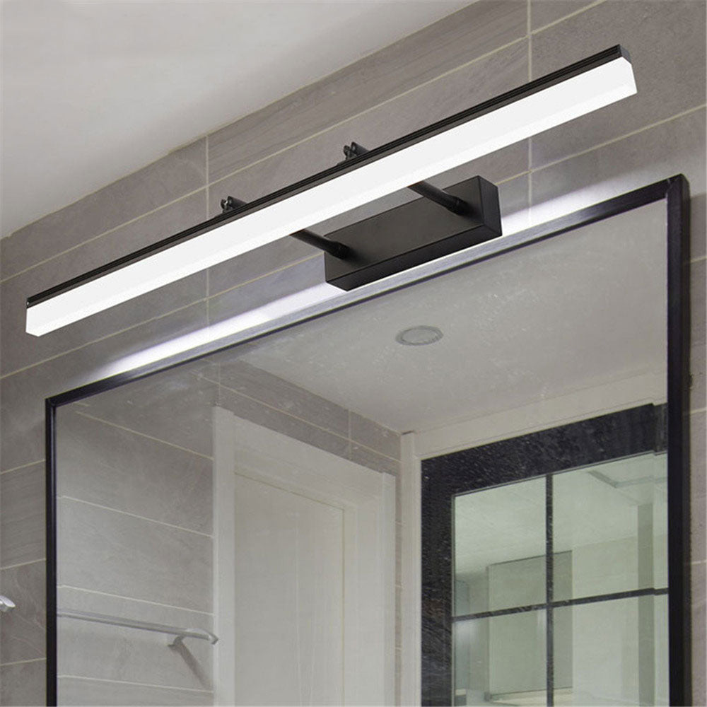 LuxRoyale Waterproof LED Bathroom Mirror Wall Light, Slim Modern Fixture