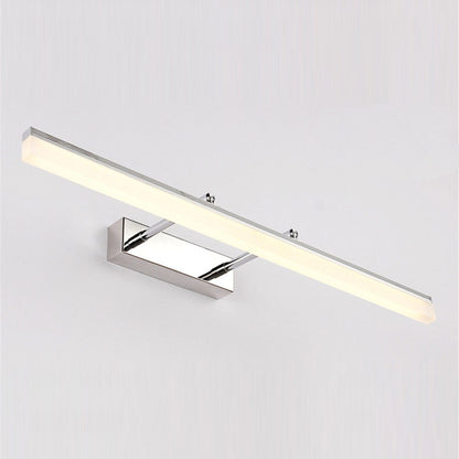 LuxRoyale Waterproof LED Bathroom Mirror Wall Light, Slim Modern Fixture
