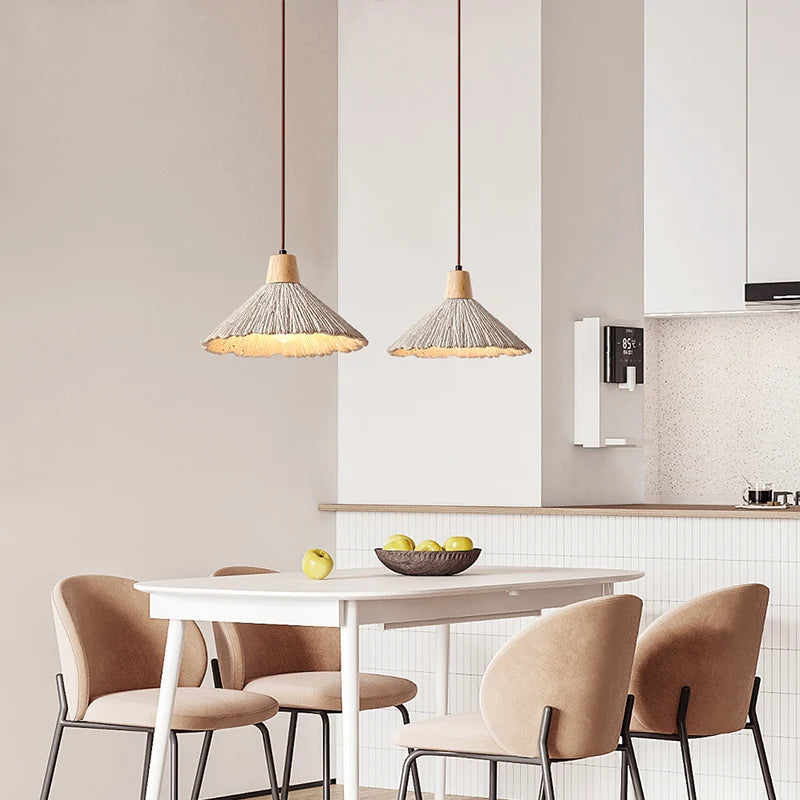 LUXELY designer bedroom travertine pendant light 3