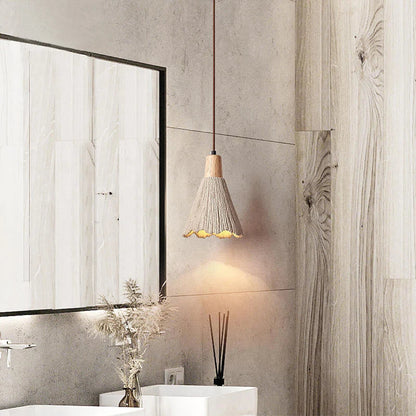 LUXELY designer bedroom travertine pendant light 4