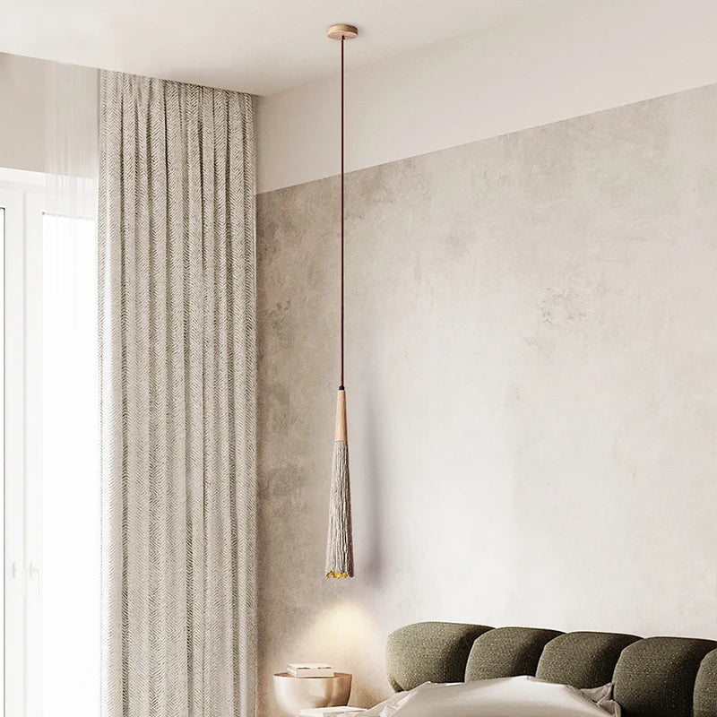 LUXELY designer bedroom travertine pendant light 5