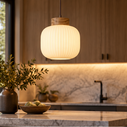 Lantern Glass Pendant Lamp