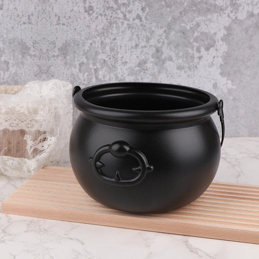 Large Wizard Witch Cauldron Decoration Prop Halloween Irish Parties Table Centerpieces Candy Holder Table Halloween Decorations 0