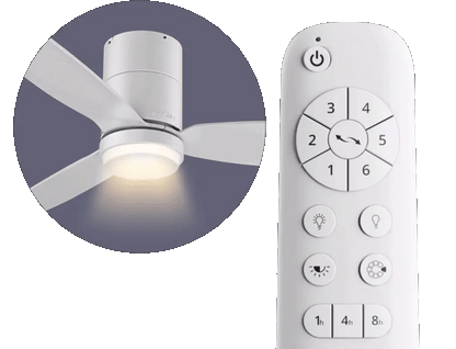 Luxora Universal Fan Remote Control with Light Function