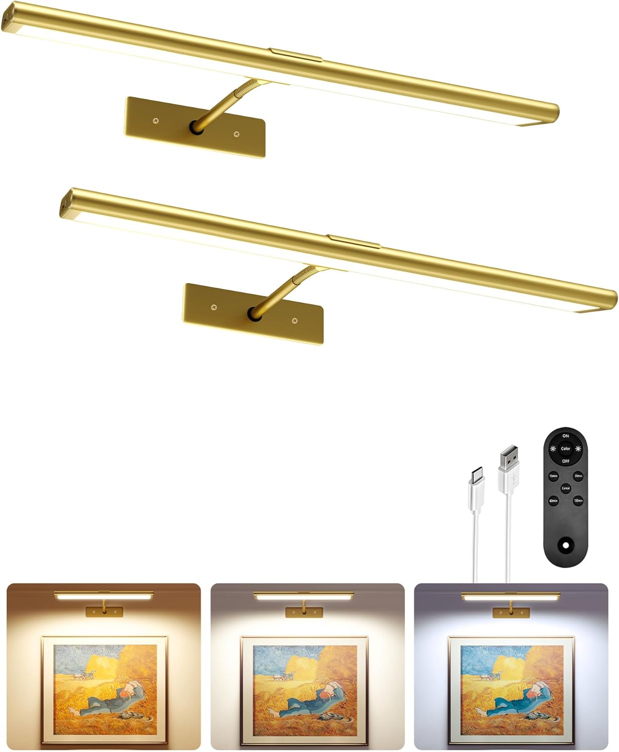 LightsCordless™ — Wireless Rechargeable Picture Lighting 1