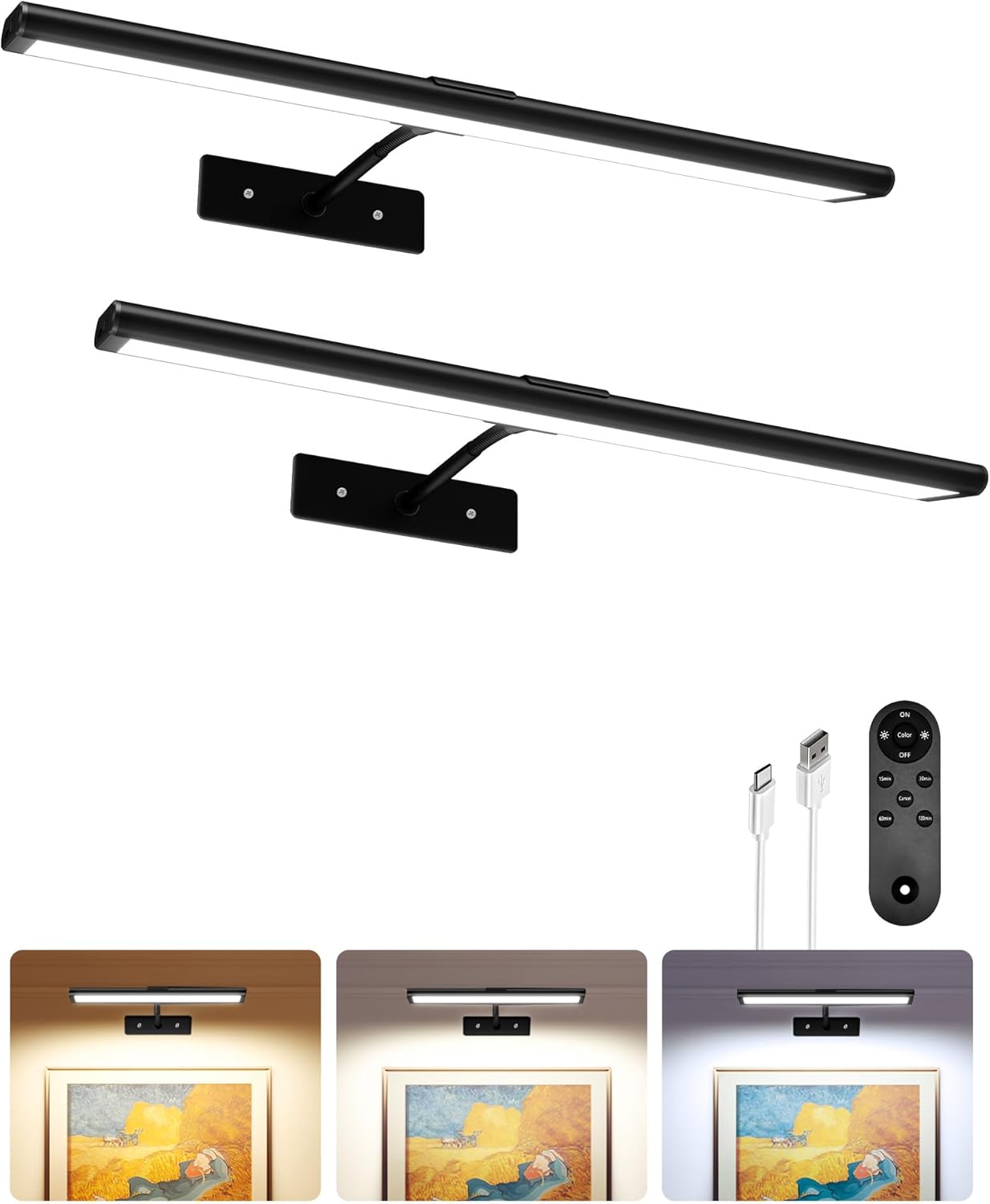 LightsCordless™ — Wireless Rechargeable Picture Lighting 3