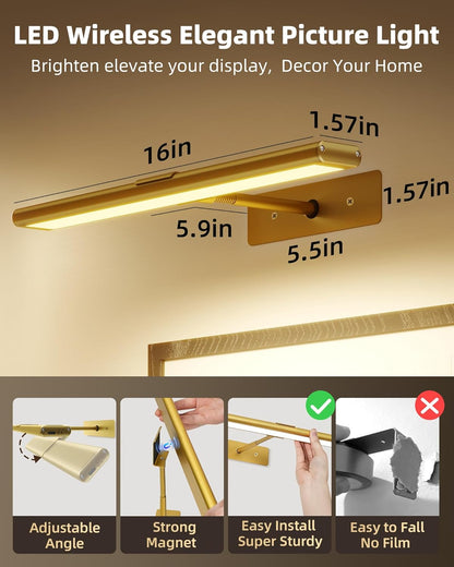 LightsCordless™ — Wireless Rechargeable Picture Lighting 5