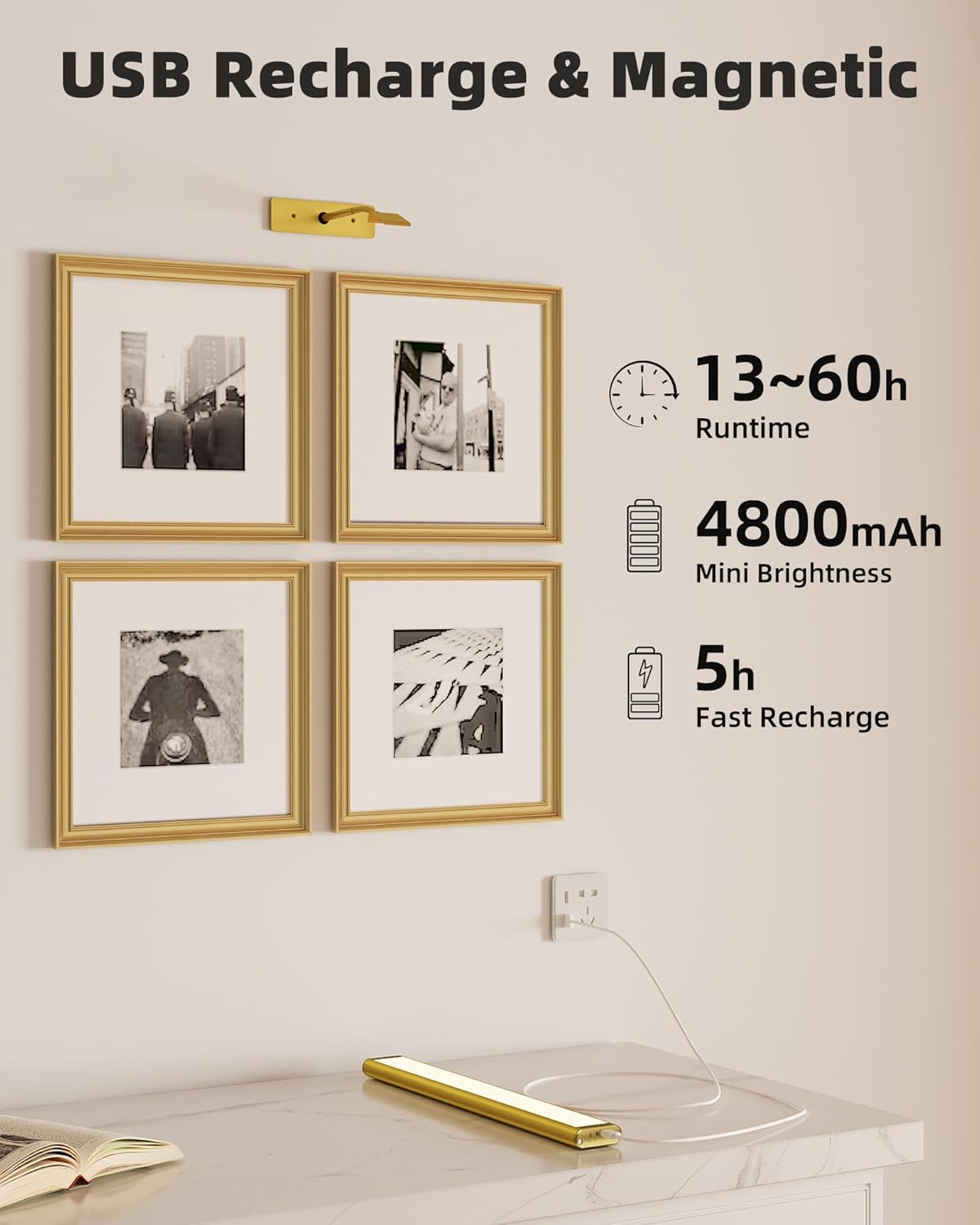 LightsCordless™ — Wireless Rechargeable Picture Lighting 6