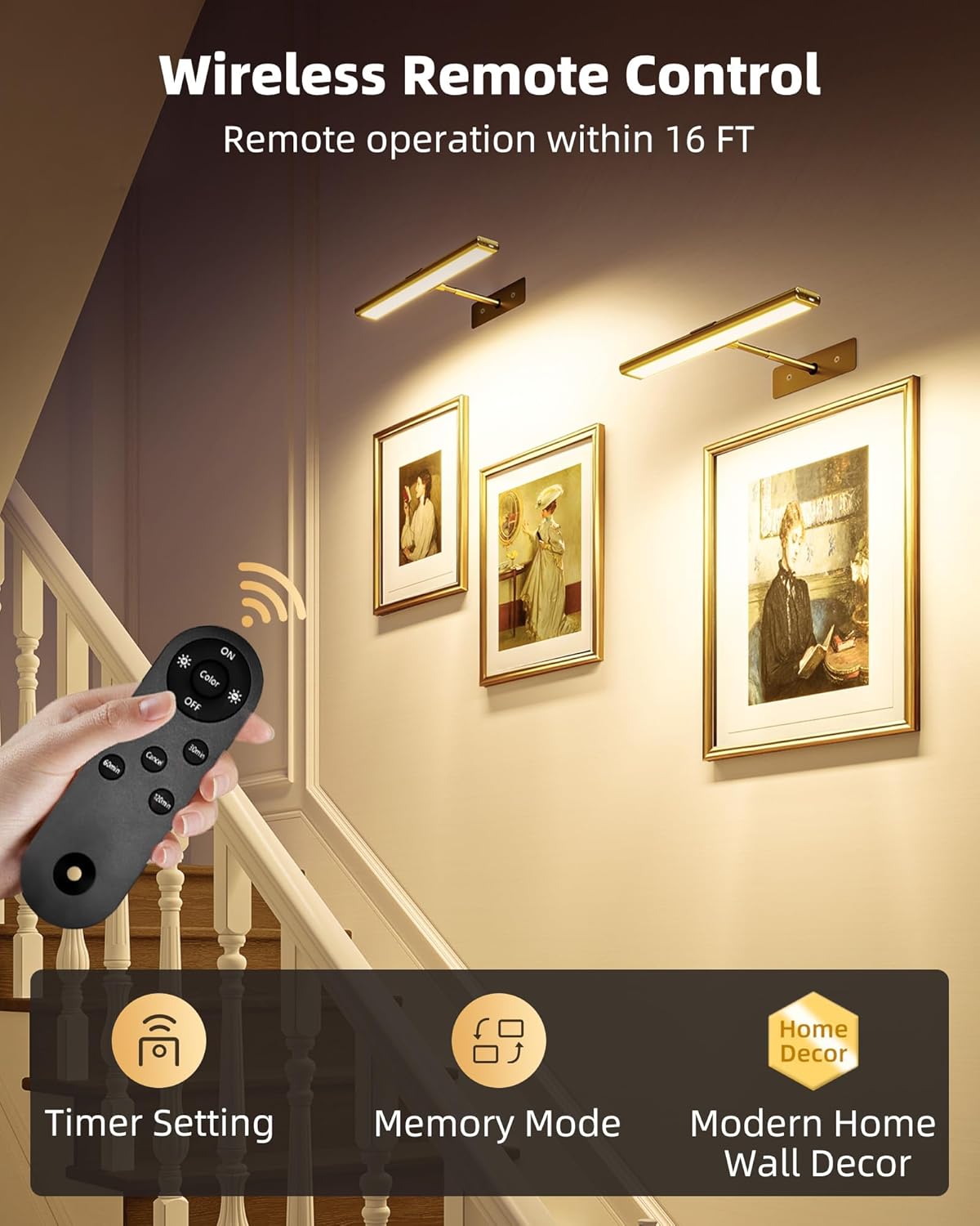 LightsCordless™ — Wireless Rechargeable Picture Lighting 7
