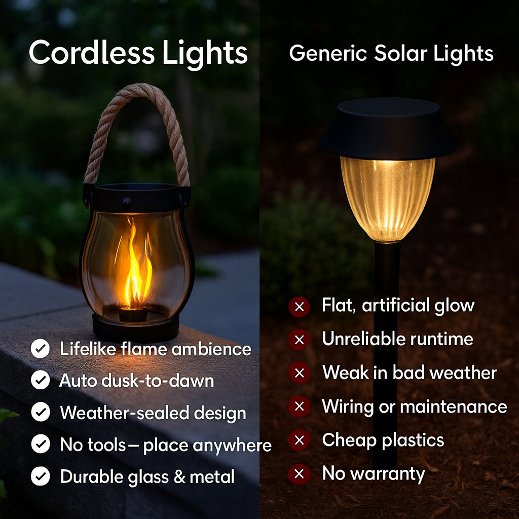 Lightscordless™ – Solar-Powered Outdoor Lantern Lights 3