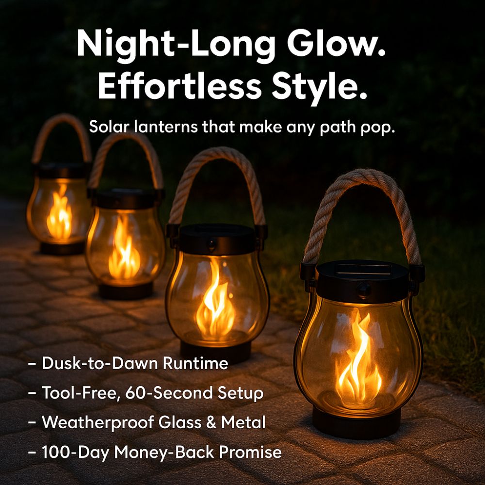 Lightscordless™ – Solar-Powered Outdoor Lantern Lights 4