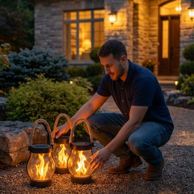 Lightscordless™ – Solar-Powered Outdoor Lantern Lights 4