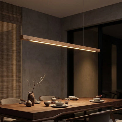 Linear Timber Pendant 1