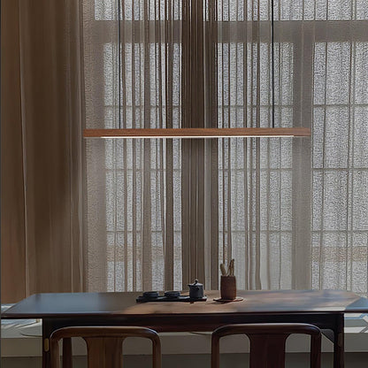 Linear Timber Pendant 5